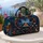 Robin Birds Heart Motif for Autumn Winter Travel Gifts Bird Lovers Quilted Weekend Bag - 5