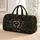 Boho Raccoon Woodland Botanical Name Gift For Nature Lovers And Overnight Escapes Quilted Weekend Bag - 1