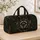 Boho Raccoon Woodland Botanical Name Gift For Nature Lovers And Overnight Escapes Quilted Weekend Bag - 4