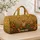Smiling Red Fox Wildflower Meadow Getaway Gift For Nature Loving Women Travelers Quilted Weekend Bag - 4