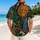 Tropical Tiki Masks And Jungle Leaves For Beach Parties And Island Festival Fans Hawaiian Shirt - 2