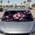 Cherry Blossom Moonlit Night Sky For Romantic Spring Evening Road Trips And Enthusiasts Car Sunshade - 5