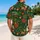 Tropical Christmas Santa Snowman And Fawn For Holiday Parties And Resort Getaways Hawaiian Shirt - 2