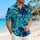 Midnight Navy Octopus Tropical Ocean Motif For Beach Resort And Summer Travel Trips Hawaiian Shirt - 6