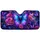 Galaxy Butterfly Rose Floral Cosmic Garden for Dreamy Road Trip Style Enthusiasts Car Sunshade - 2