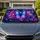 Galaxy Butterfly Rose Floral Cosmic Garden for Dreamy Road Trip Style Enthusiasts Car Sunshade - 1
