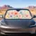 Pastel Watercolor Wildflowers For Spring Road Trips And Garden Loving Women Drivers Car Sunshade - 6