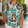 Foodie Raccoons With Pizza Burgers And Fries For Tropical Vacation Fun Resort Style Hawaiian Shirt - 1