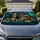 Funny Crocodile And Skeleton Driving Duo For Road Trip Adventure Gifts For New Drivers Car Sunshade - 1