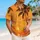 Tropical Sunset Palm Silhouette For Beach Vacations, Luau Parties And Coastal Getaways Hawaiian Shirt - 6