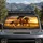 Galloping Bay Horses At Sunset For Equestrian Road Trips And Country Enthusiasts Car Sunshade - 4