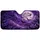 Purple Full Moon And Flying Bats Halloween Gothic Night Decor For Spooky Road Trips Car Sunshade - 2