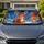 Cute Christmas Reindeer With Colorful Lights For Festive Winter Holiday Driving Fans Car Sunshade - 1