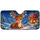 Cute Christmas Reindeer With Colorful Lights For Festive Winter Holiday Driving Fans Car Sunshade - 2