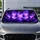 Celestial Violet Butterflies For Cosmic Fantasy Lovers And Night Sky Enthusiasts Car Sunshade - 5