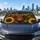 Highland Cow Sunflower Farmhouse Road Trip Gift For Country Animal Lovers At Heart Car Sunshade - 6