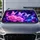 Luminous Pink Butterflies And Roses For Magical Fantasy Road Trip Gift Enthusiasts Car Sunshade - 5