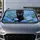 Realistic Black Kitten Among Blue Daisies For Cat Lovers Summer Travel Adventures Car Sunshade - 5