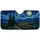 Moonlit Cypress Village And Cobalt Night Sky for Road Trip Style Art Loving Drivers Car Sunshade - 2
