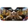 Funny Sheep Driving Vintage Car With Wildflowers For Farm Animal Lovers Birthday Gift Car Sunshade - 2