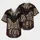 Gothic Bat And Dark Floral Varsity Style For Halloween Parties And Alternative Fans Baseball Jersey - 2