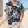 Tropical Ivory And Periwinkle Flowers For Beach Vacation And Resort Summer Style Baseball Jersey - 1