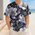 Tropical Ivory And Periwinkle Flowers For Beach Vacation And Resort Summer Style Baseball Jersey - 4