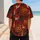 Retro Halloween Jack O Lanterns Bats And Black Cats for Spooky Season Party Fans Baseball Jersey - 5