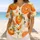 Watercolor Orange Citrus Fruit Summer Vacation Outfit For Men And Women Beachwear Baseball Jersey - 6