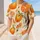 Watercolor Orange Citrus Fruit Summer Vacation Outfit For Men And Women Beachwear Baseball Jersey - 1