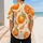 Watercolor Orange Citrus Fruit Summer Vacation Outfit For Men And Women Beachwear Baseball Jersey - 5