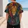 Regal Lion And Jungle Cats Look For Safari Festivals And Wildlife Lovers Daily Wear Baseball Jersey - 5