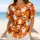 Orange Halloween Ghosts, Skulls And Bats For Spooky Game Day Team Fans And Parties Baseball Jersey - 6