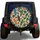 Retro Tropical Surfboards And Hibiscus For Beach RV Camping And Coastal Road Trips Spare Tire Cover - 1