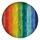 Watercolor Rainbow Vertical Stripes for Colorful Road Trips, RV Travel and Campers Spare Tire Cover - 4