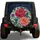 Watercolor Rose Bouquet and Botanical Leaves for Garden-Inspired Jeep RV Adventures Spare Tire Cover - 1