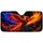 Fiery Phoenix With Flame Wings for Bold Vehicle Style and Everyday Fantasy Art Lovers Car Sunshade - 2