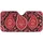 Scarlet Paisley Floral Motifs For Stylish Summer Commutes And Road Trip Car Decor Car Sunshade - 2