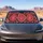 Scarlet Paisley Floral Motifs For Stylish Summer Commutes And Road Trip Car Decor Car Sunshade - 6