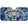 Snow Leopard Blue Eyes Winter Wildlife Gift for Animal Lovers and Car Enthusiasts Car Sunshade - 2