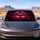 Glitter Fuchsia Lips With Black Gloss Drip for Glam Daily Commutes and Beauty Lovers Car Sunshade - 5