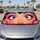 Turquoise Blue Eyes Peach Pink Face UV Blocking Cute Auto Accessory for Women Drivers Car Sunshade - 5