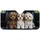 Three Long-Haired Puppies With Bows for Dog Lovers' Daily Commutes and Road Trips Car Sunshade - 2