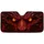 Fierce Red Dragon Eyes Dark Fantasy Road Trip Accessory For Gothic Myth Adventurers Car Sunshade - 2