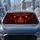 Fierce Red Dragon Eyes Dark Fantasy Road Trip Accessory For Gothic Myth Adventurers Car Sunshade - 4