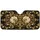 Antique Gold Paisley Florals for Elegant Daily Driving and Luxury Vehicle Interiors Car Sunshade - 2