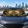 Antique Gold Paisley Florals for Elegant Daily Driving and Luxury Vehicle Interiors Car Sunshade - 6