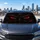 Sinister Crimson Eyes Dark Gothic Interior Protection for Horror Lovers and Drivers Car Sunshade - 6