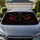 Sinister Crimson Eyes Dark Gothic Interior Protection for Horror Lovers and Drivers Car Sunshade - 1