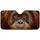 Realistic Orangutan Face With Amber Eyes For Animal Lovers And Safari Style Vehicles Car Sunshade - 2